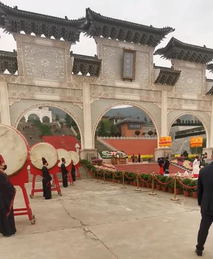 西安霸陵新區大型漢服祭祀儀式